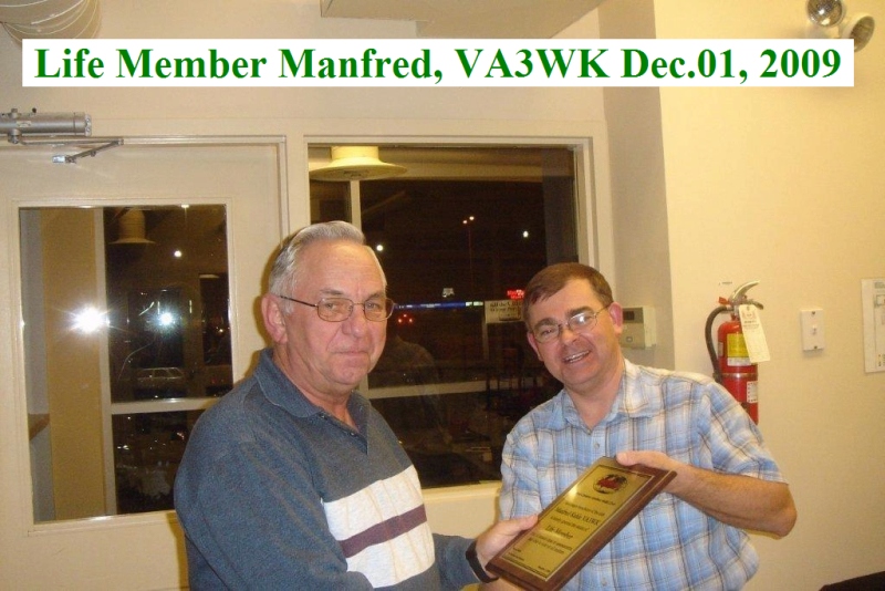 VA3WK - Manfred Life Member 20091201